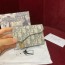 디올 새들 플랩 오블리크 카드 (그레이)