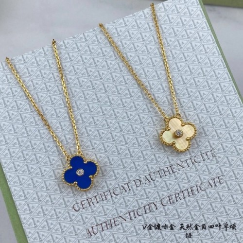 [18K GOLD 주문제작] 반클리프 빈티지 알함브라 다이아 목걸이