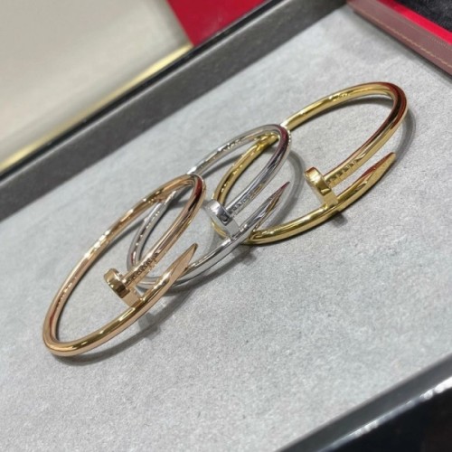 [18K GOLD 주문제작] 까르띠에 저스트 앵 끌루 못 팔찌 뱅글