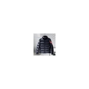 몽클레르 MONCLER 클래식 로고 캐주얼 히든 후드 패딩 코트