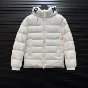 몽클레르 MONCLER 영문 알파벳 아웃도어 캐주얼 남성 후드 패딩 오리털 다운 재킷