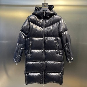 몽클레르 MONCLER 아웃도어 보온 롱 후드 여성용 두툼한 패딩 재킷