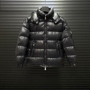 몽클레르 MONCLER 아이스크림 크림색 보온 후드 여성용 패딩 재킷