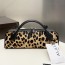  알라이아 레오파드 헤어카프 백 31×10×7cm