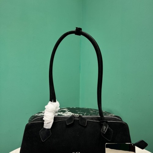  알라이아 르 테켈 스웨이드 숄더 백 32*13*10cm