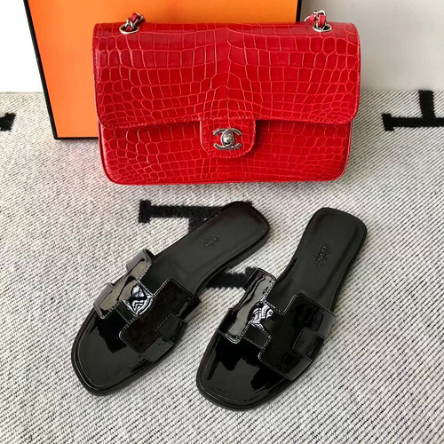 에르메스 올수공 오란 슬리퍼 샌들 페이던트 20