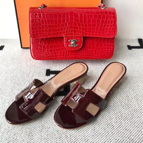 에르메스 올수공 오아시스 슬리퍼 샌들 페이던트 10