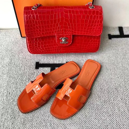 에르메스 올수공 오란 슬리퍼 샌들 페이던트 24