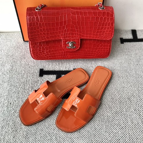 에르메스 올수공 오란 슬리퍼 샌들 페이던트 28
