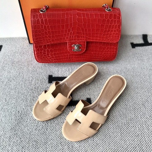 에르메스 올수공 오아시스 슬리퍼 샌들 페이던트 15