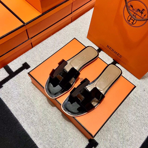 에르메스 올수공 오란 슬리퍼 샌들 페이던트 34