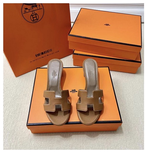 에르메스 올수공 오아시스 슬리퍼 샌들 앱송 23