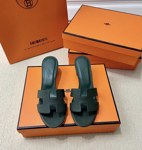 에르메스 올수공 오아시스 슬리퍼 샌들 앱송 25