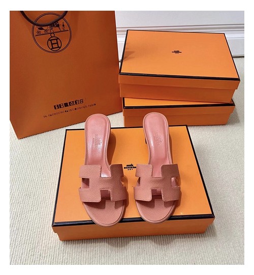 에르메스 올수공 오아시스 슬리퍼 샌들 앱송 36