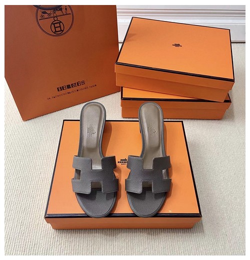 에르메스 올수공 오아시스 슬리퍼 샌들 앱송 37