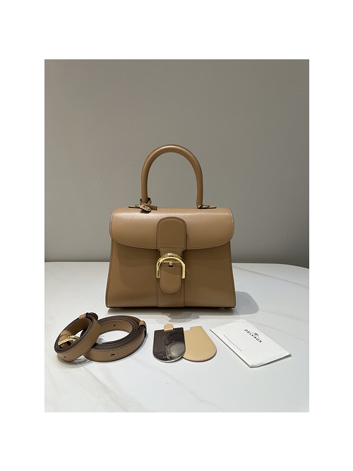 델보 브리앙 PM 박스백 브라운