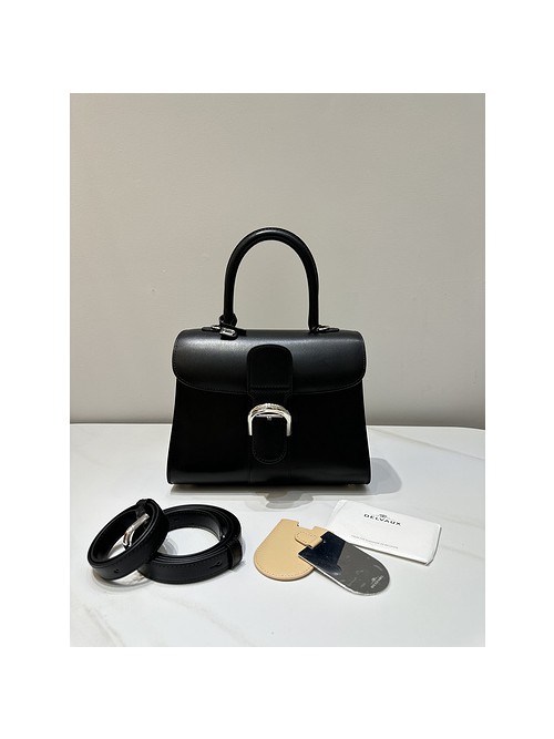 델보 브리앙 PM 박스백 무광 블랙