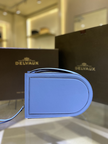 델보 핀 크로스오버 숄더백 블루