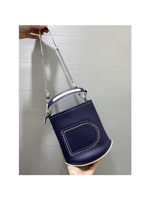 델보 팽 미니 버킷 크로스백