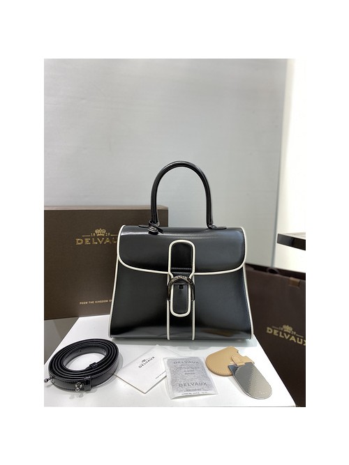 델보 브리앙 복스 토트백 미듐